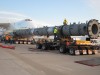  Whichita Airport - Unloading Operation - Movement of the Reactor over the carriage suitable for inland shipment.